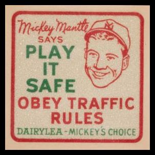 1956 Dairylea Mickey Mantle